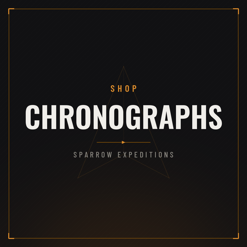 Shop chronographs at Sparrow Expeditions