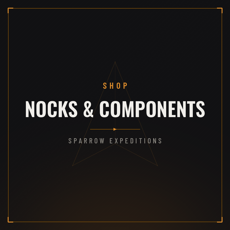 Shop nocks and arrow components at Sparrow Expeditions