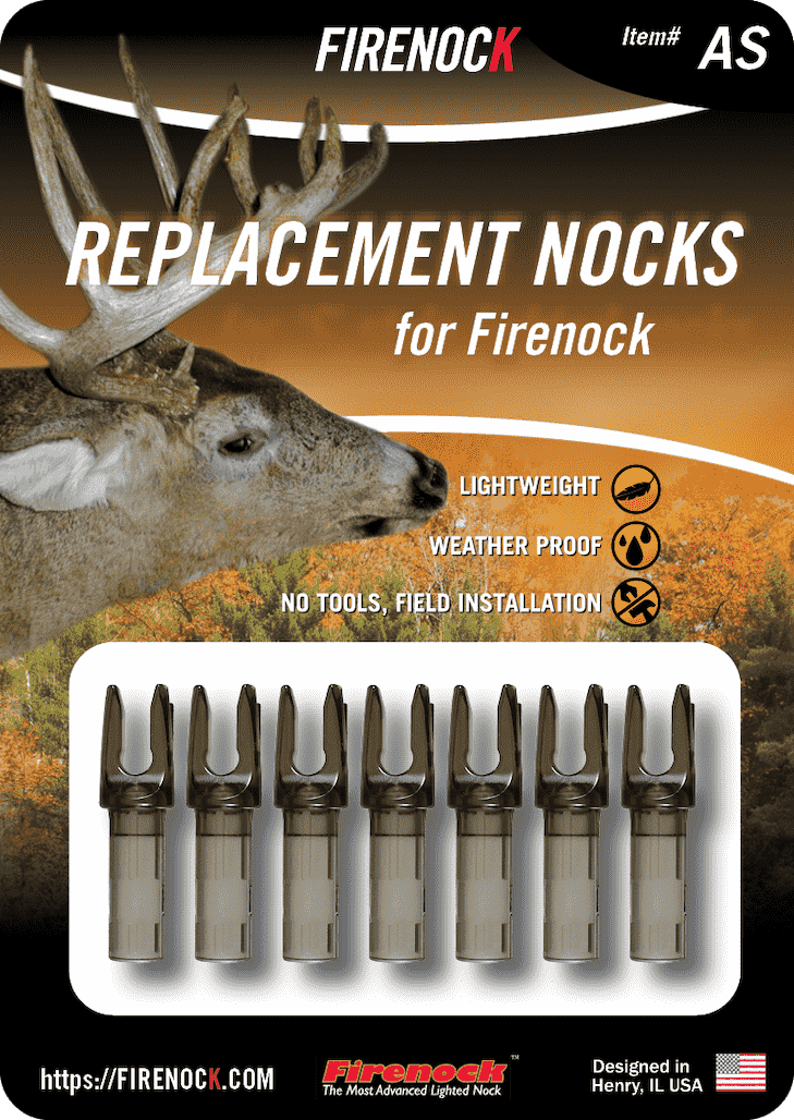Firenock replacement nock — smoke
